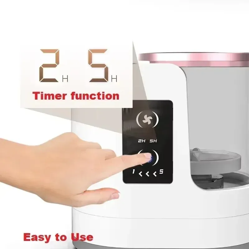 Nettoyeur électrique 3 en 1 pour pinceaux de maquillage avec sécheur, support et fonction portable - Nettoyeur automatique USB pour pinceaux cosmétiques 4