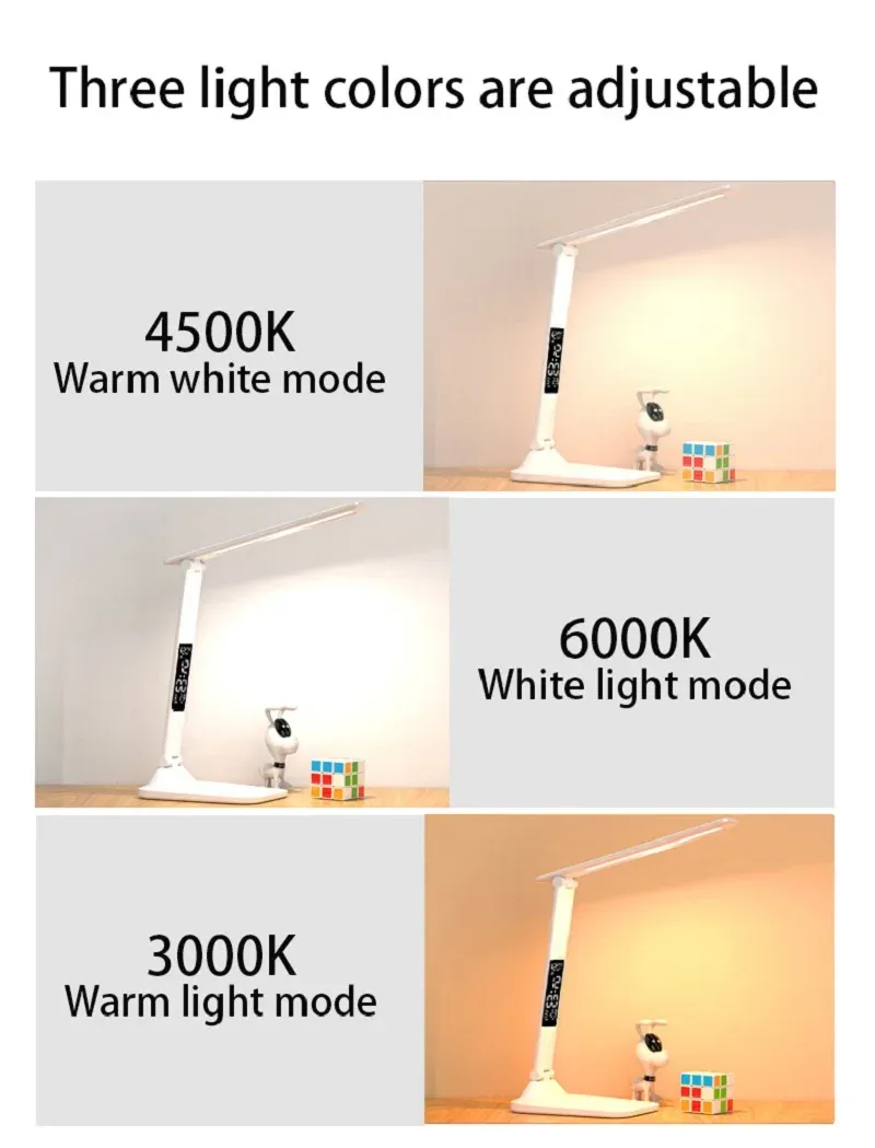 Lampe de bureau LED dans un espace de travail