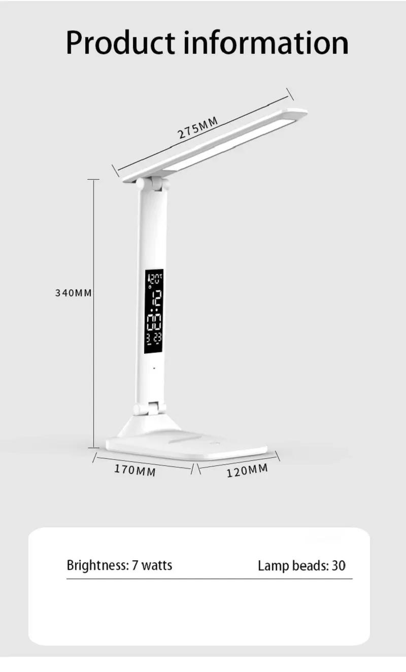 Lampe de bureau LED, ambiance chaleureuse