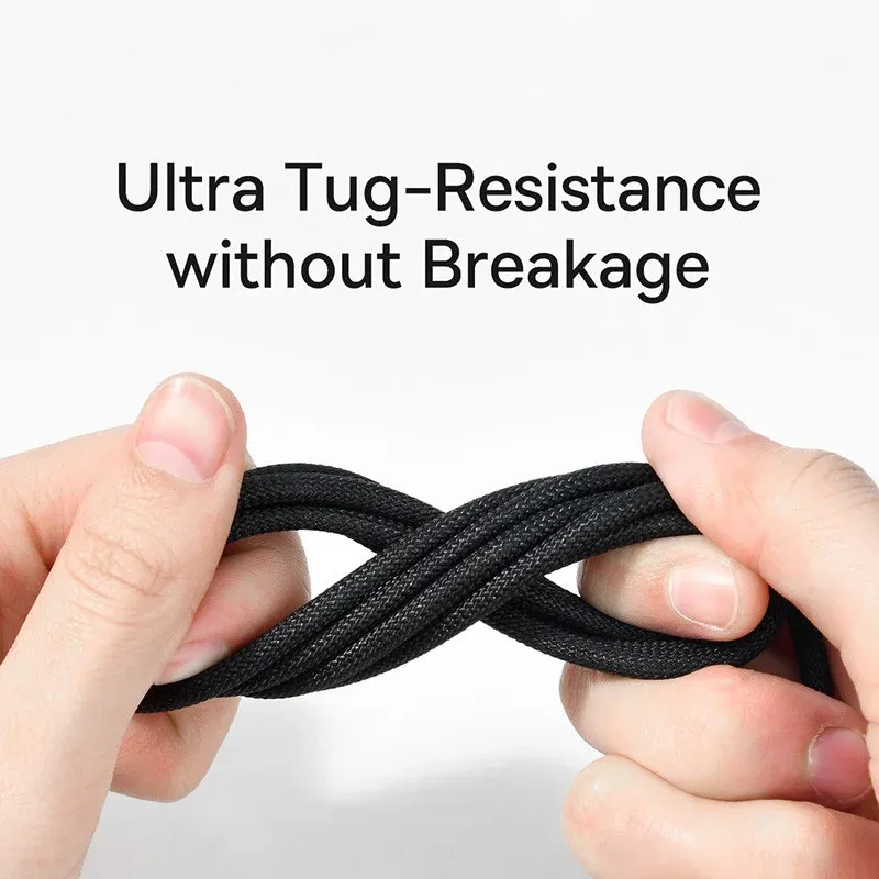 Câble USB-C Baseus 100 W à charge rapide, compatible Samsung, Huawei, Realme, OnePlus et Poco 4