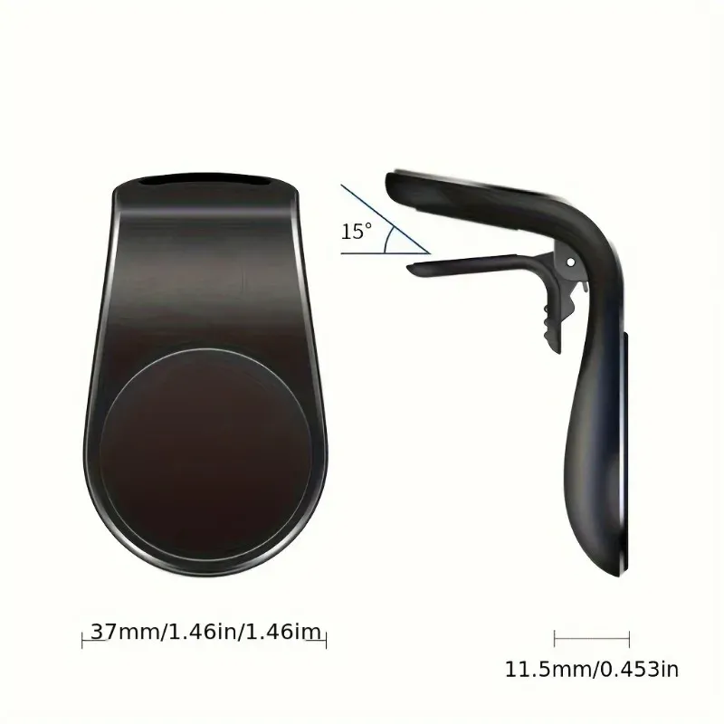 Support de téléphone magnétique pour voiture, support universel pour grille d'aération 6