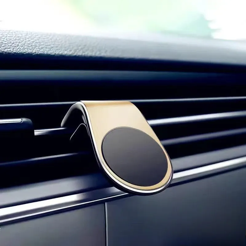 Support de téléphone magnétique pour voiture, support universel pour grille d'aération 9