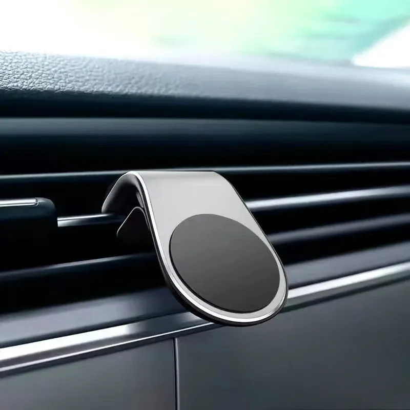 Support de téléphone magnétique pour voiture, support universel pour grille d'aération 8