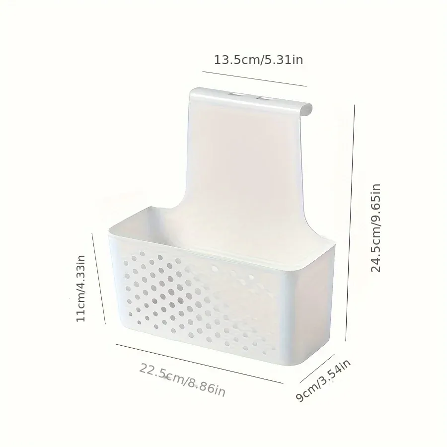 Étagère de rangement pour porte d'armoire de cuisine avec paniers et crochet de suspension 6