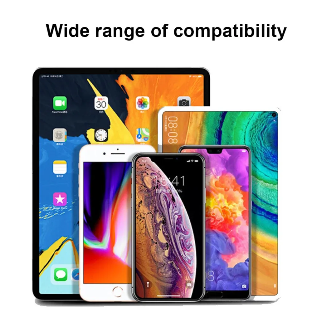 Stylet universel compatible iOS, Android et Windows pour tablette et smartphone, stylo capacitif multicolore pour écriture et dessin 6