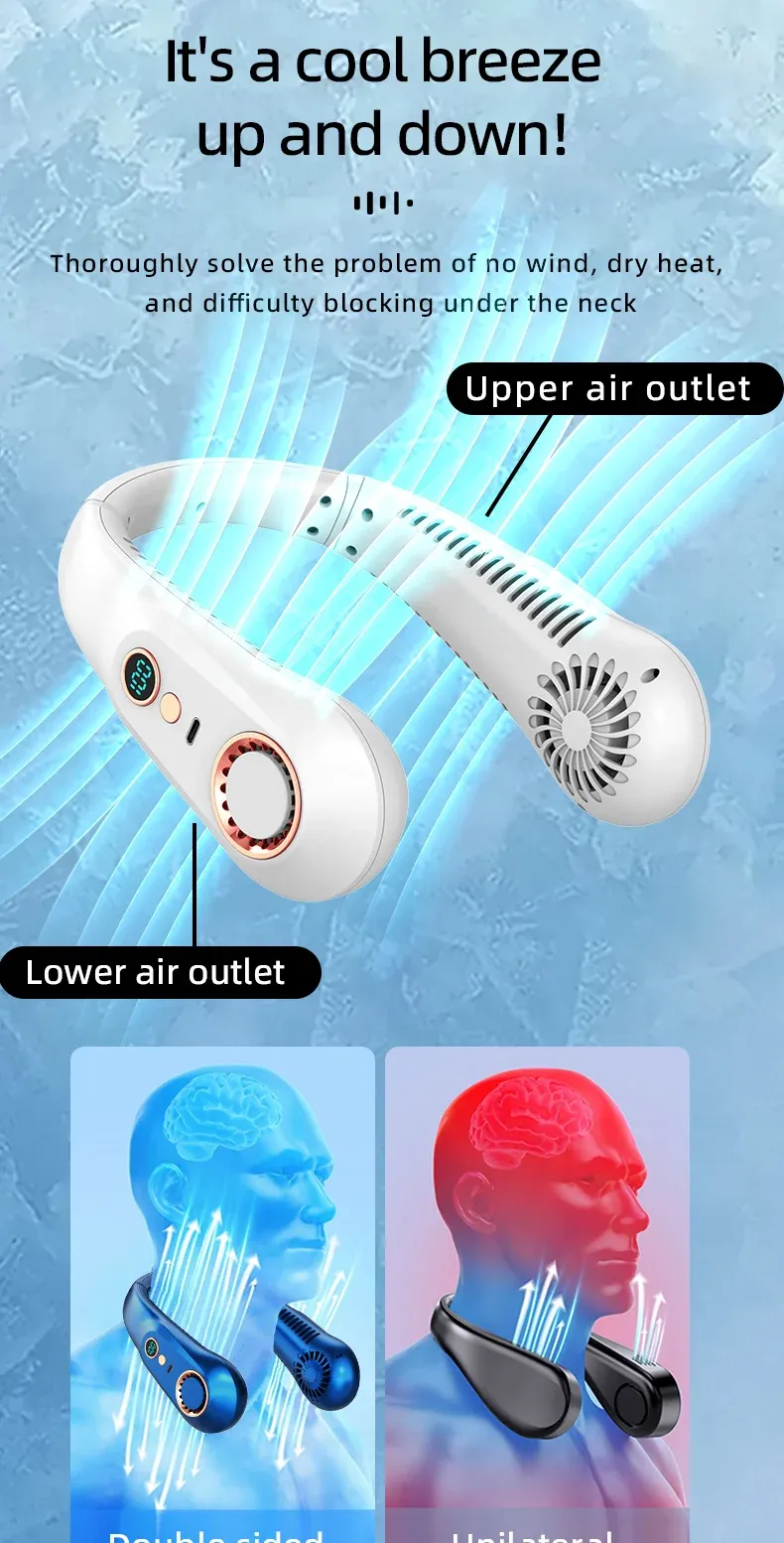 Ventilateur portable en utilisation quotidienne