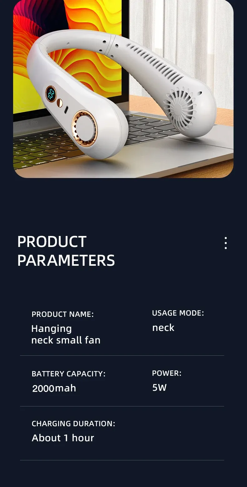 Ventilateur portable, vue d'ensemble