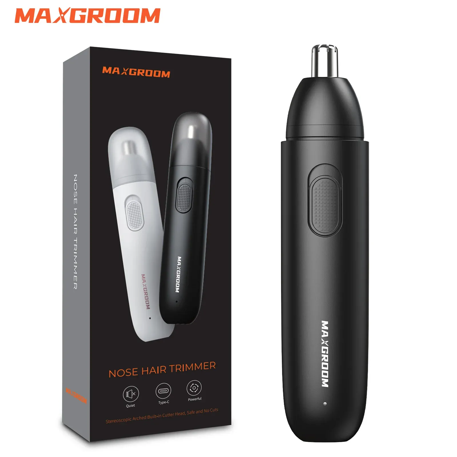Tondeuse à cheveux pour homme, rasoir électrique rotatif à 360 degrés, indolore et sûr - Image 1