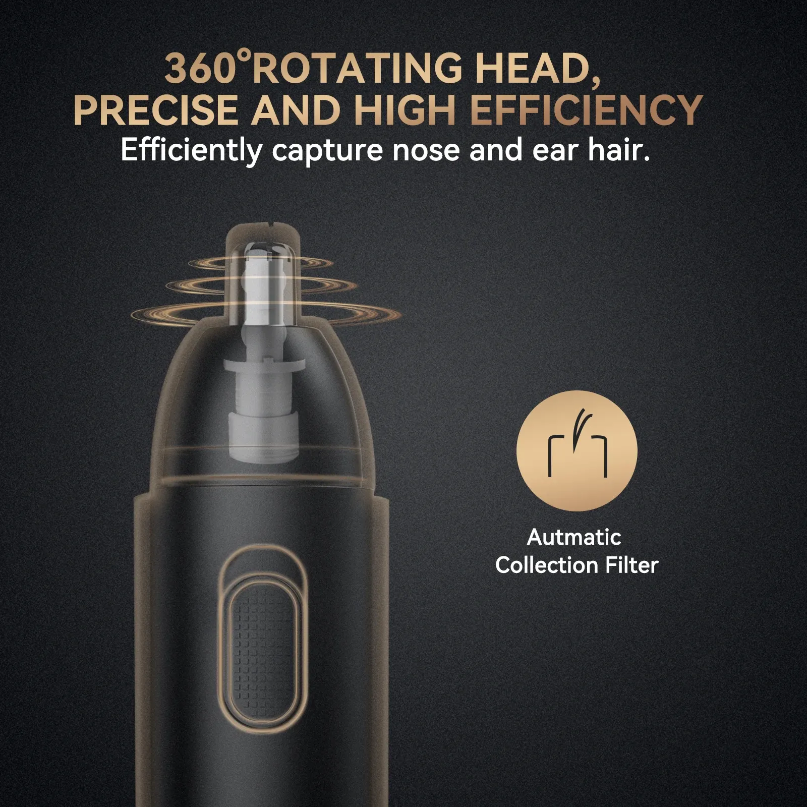 Tondeuse à cheveux pour homme, rasoir électrique rotatif à 360 degrés, indolore et sûr 4