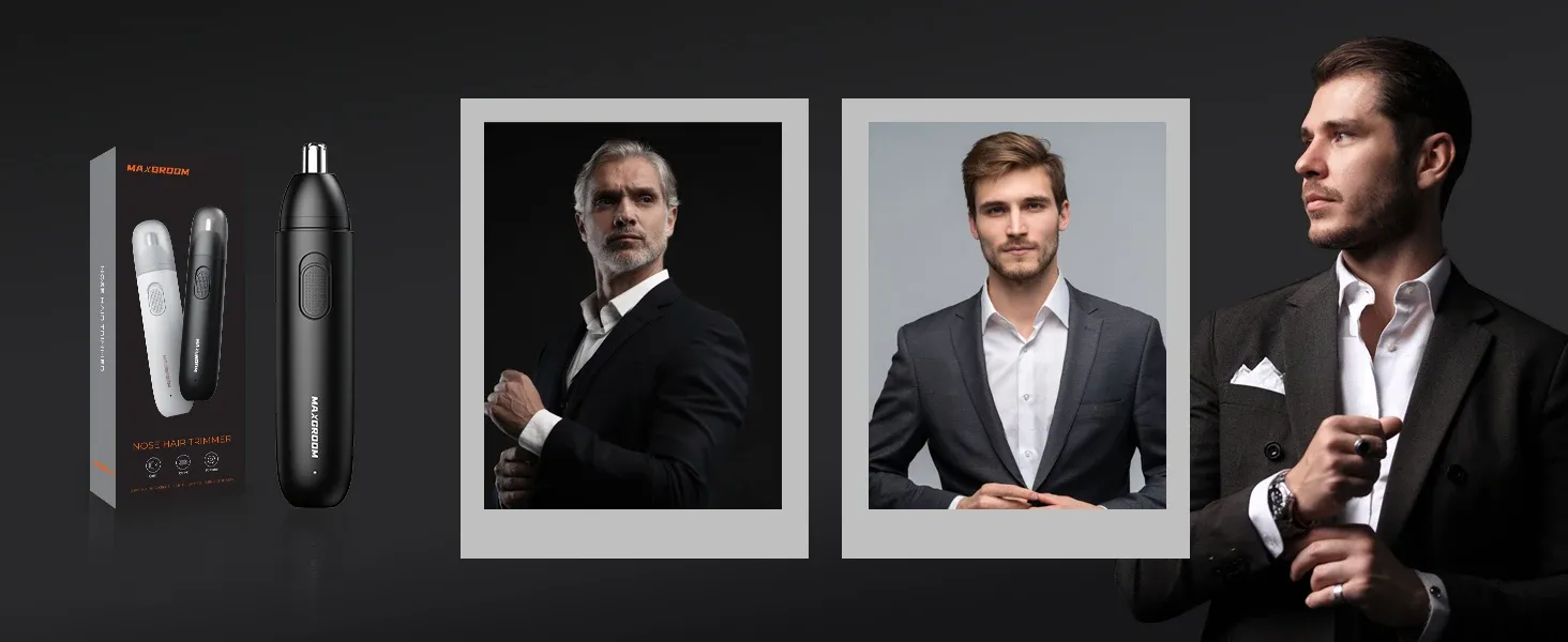 Tondeuse nasale pour homme, finition et ergonomie