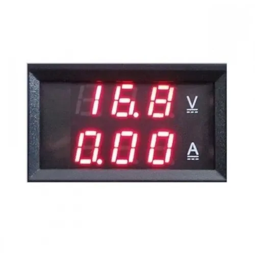 Voltmètre ampèremètre numérique mini CC 100V 200V 10A, affichage LED double bleu/rouge, 4 digits, 5 fils, testeur de tension et de courant, shunt 0,28" 10