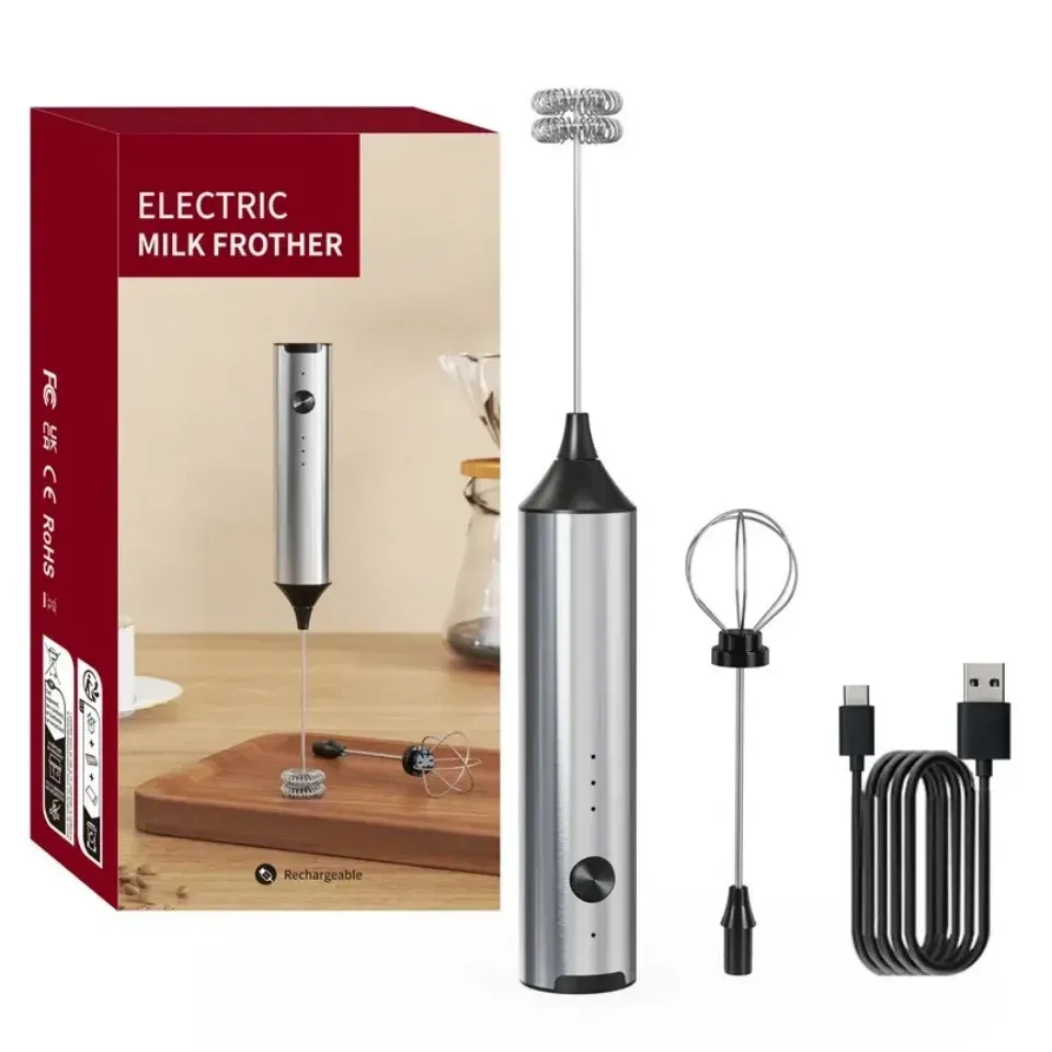 Mousseur à lait électrique sans fil portable pour café et cappuccino 7