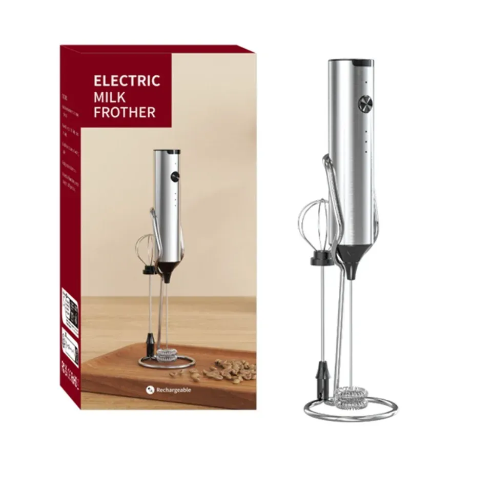Mousseur à lait électrique sans fil portable pour café et cappuccino 8