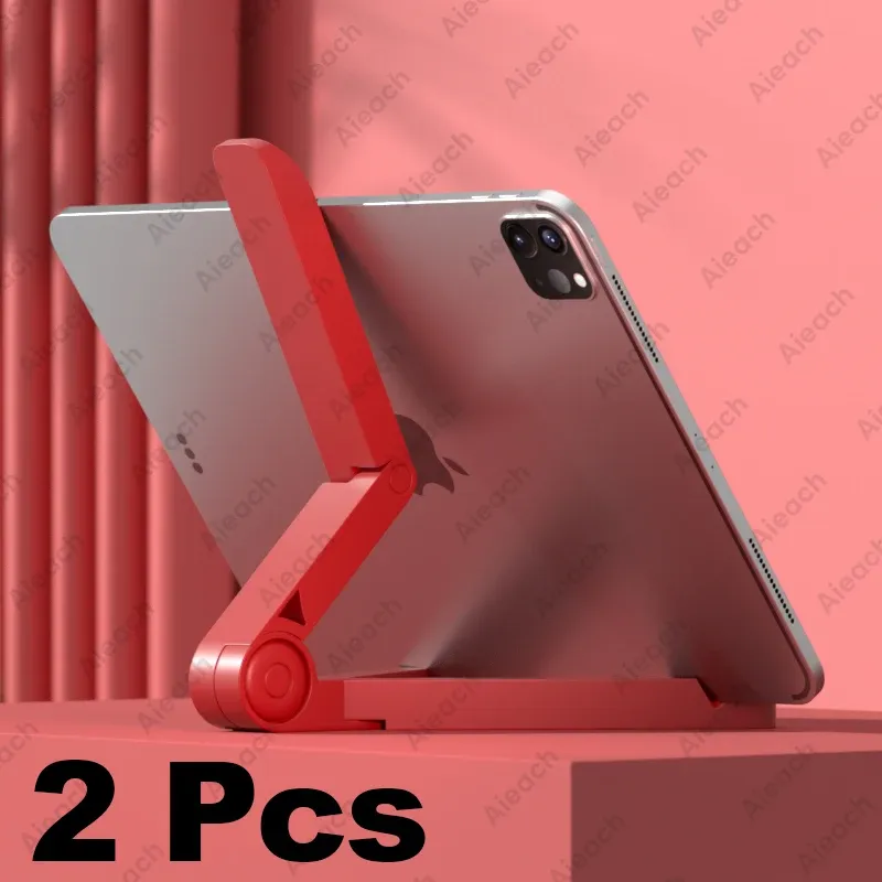 Support de bureau pour tablette 4,7 à 12,9 pouces, support pliable réglable pour iPad, Xiaomi, Samsung et smartphone 9