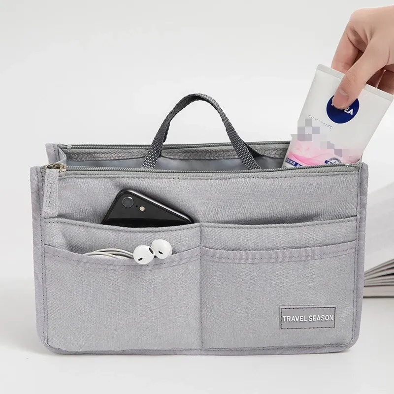 Organisateur de sac à main en tissu, insert intérieur avec séparateurs 1