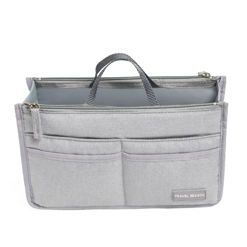 Organisateur de sac à main en tissu, insert intérieur avec séparateurs 10