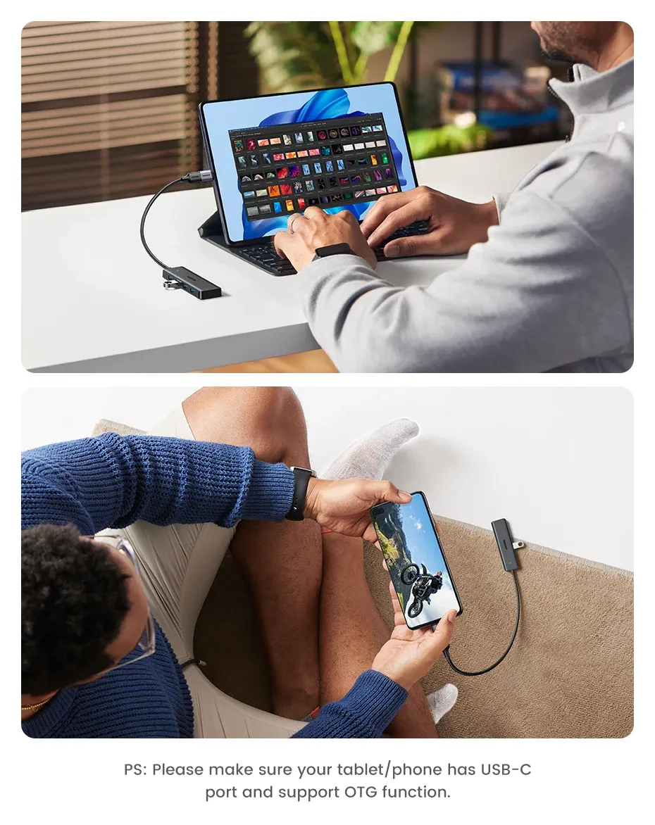 Hub USB compact et portable