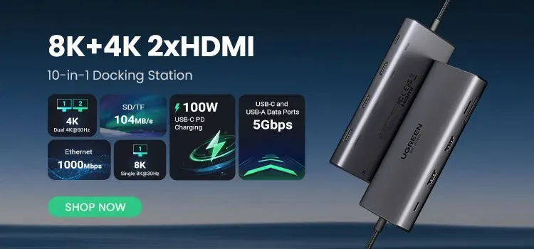 Hub USB 3.0 UGREEN à quatre ports
