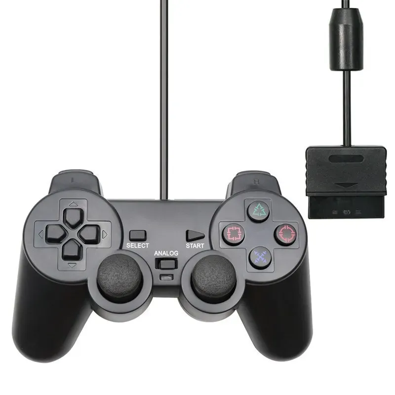Manette filaire pour PlayStation 2 avec vibration 8