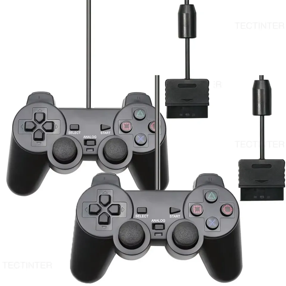 Manette filaire pour PlayStation 2 avec vibration 7