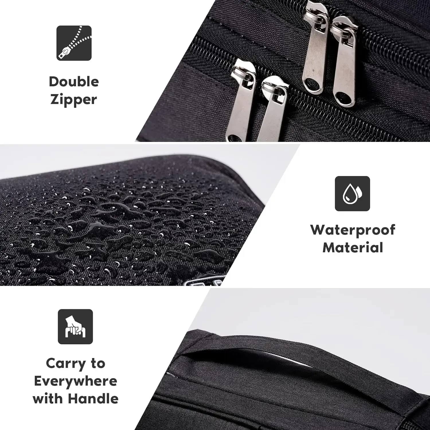 Sac de rangement étanche pour câbles, compartiments