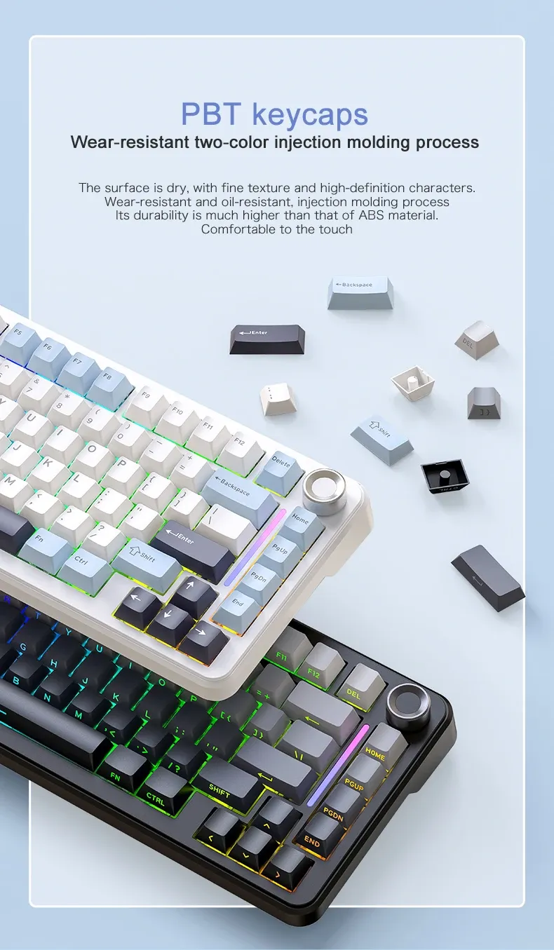 Design du clavier FREEWOLF F75