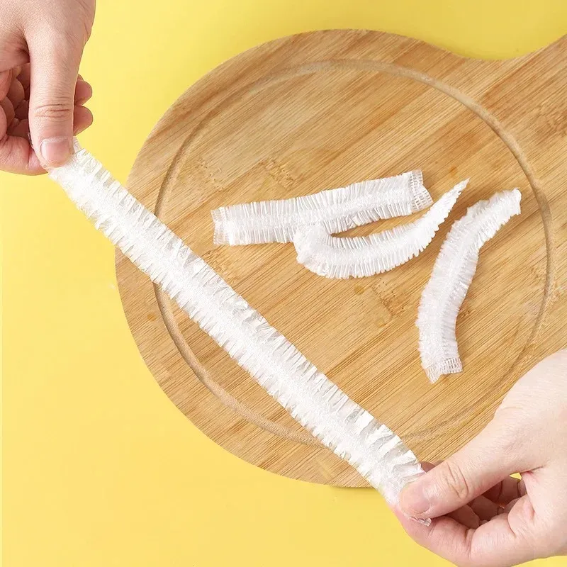 Couvercle alimentaire jetable Saran Wrap, rangement de cuisine