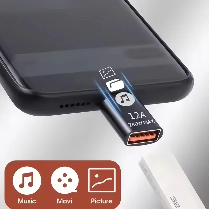 Détail de l'adaptateur USB-C
