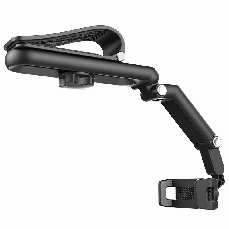 Support de téléphone pour pare-soleil de voiture multifonction à rotation 360° compatible iPhone, Samsung et Android 6