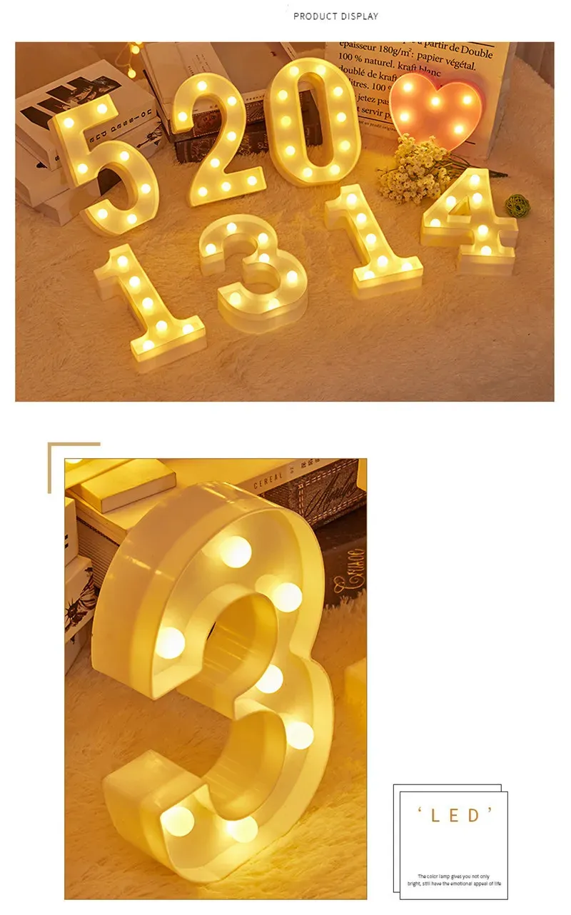 Lettres lumineuses pour mariage