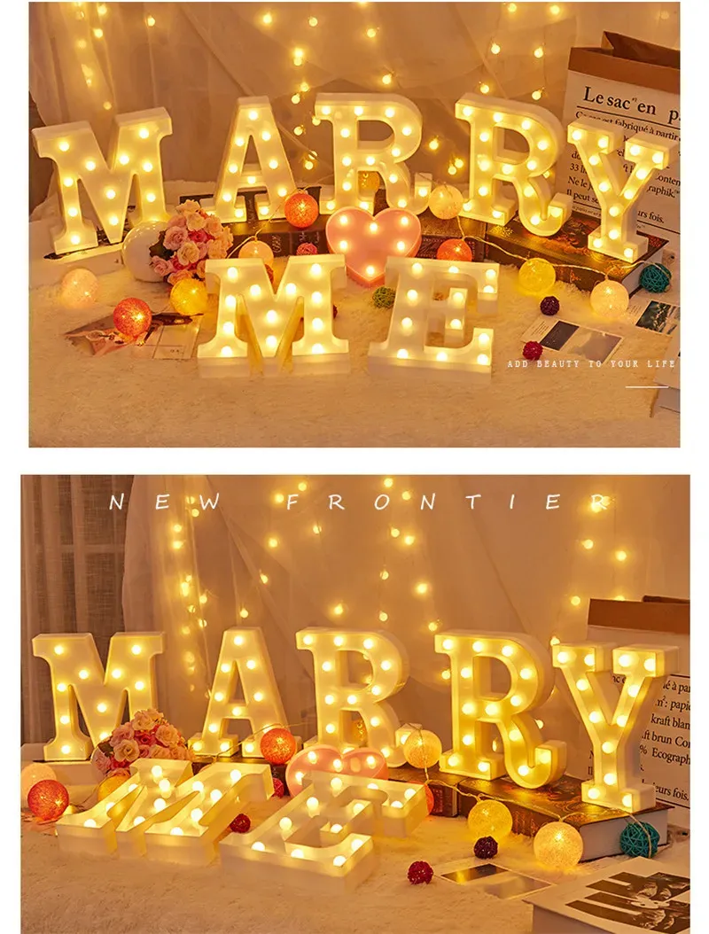 Décoration lumineuse pour événement
