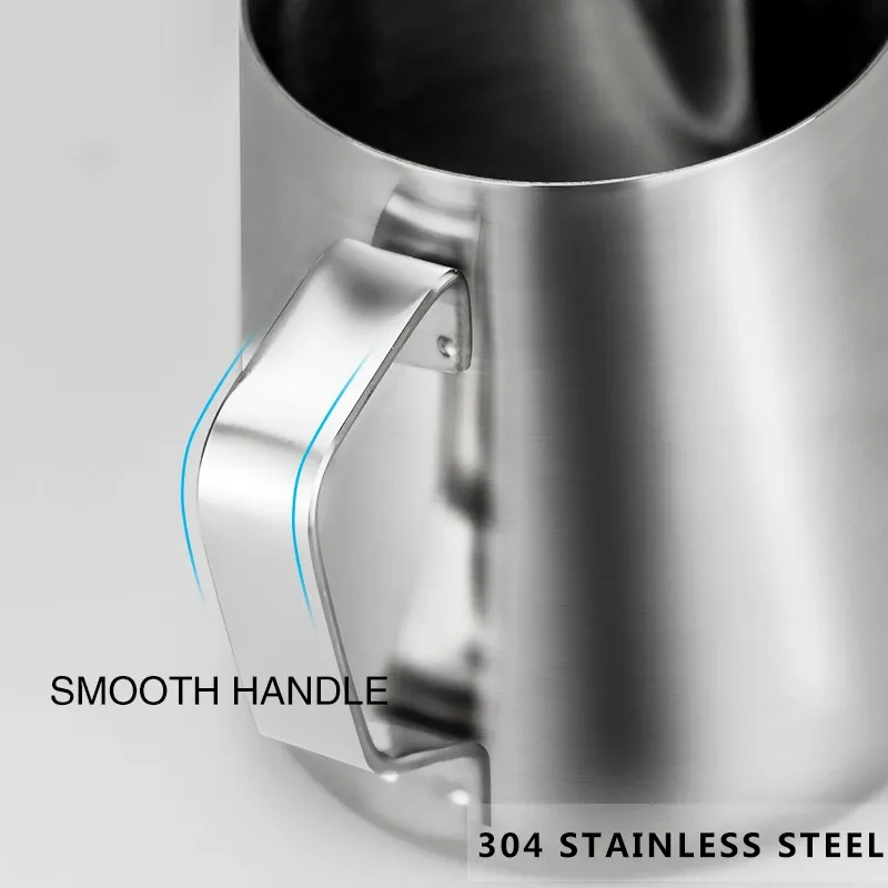 Pichet à mousser le lait en acier inoxydable pour café expresso, cappuccino et latte 3