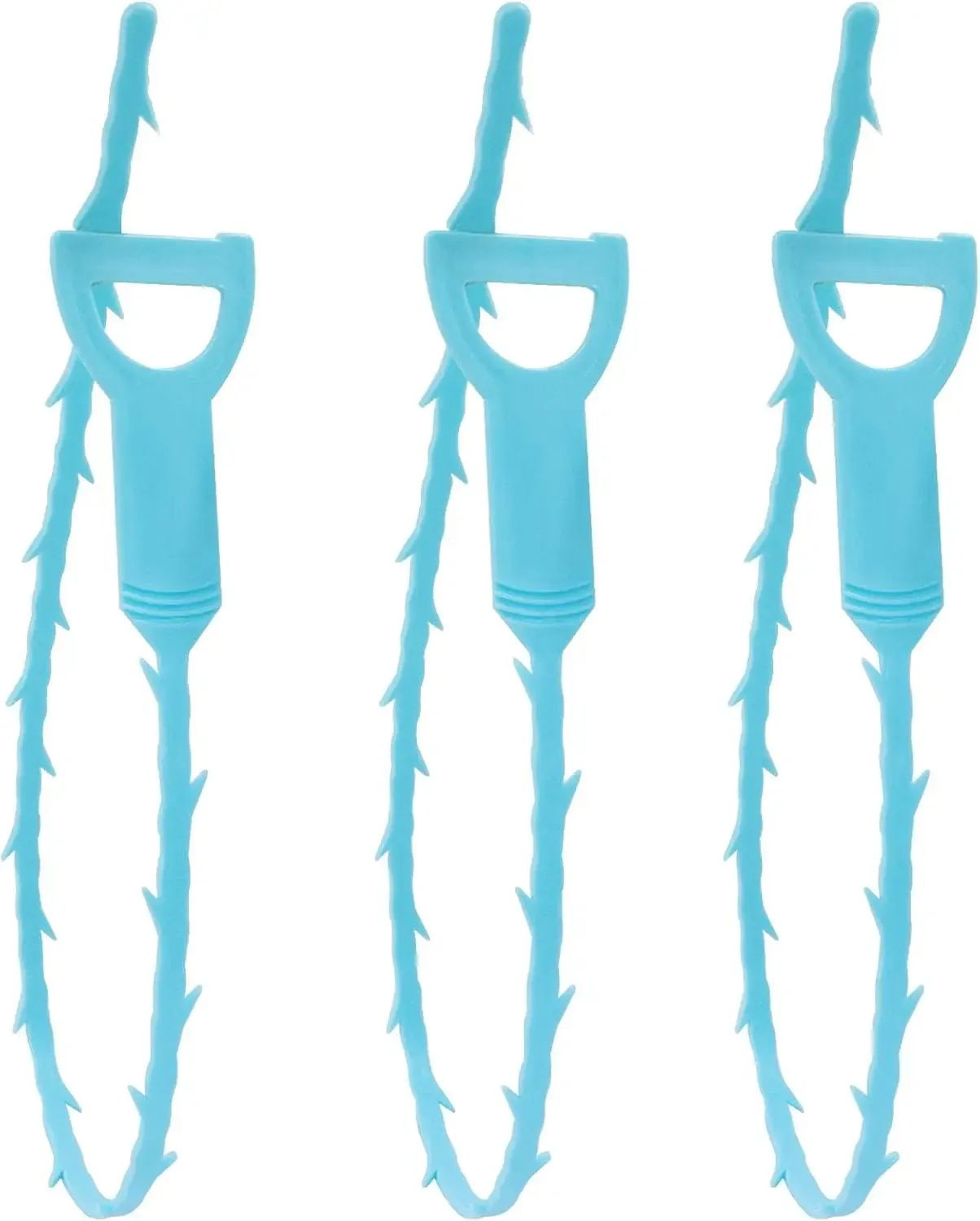 Lot de 3 serpents déboucheurs pour drains, 25 pouces 6