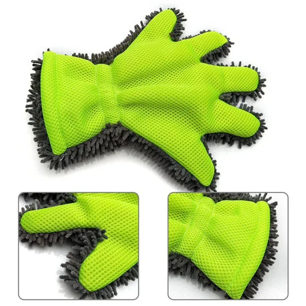 Gant de lavage de voiture, détail de la texture