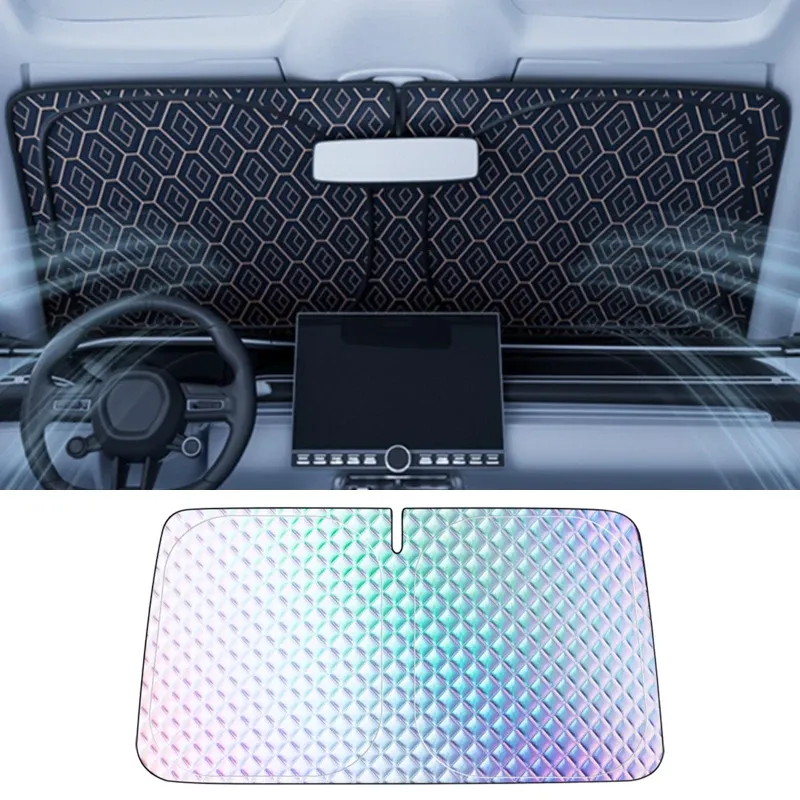 Pare-soleil de pare-brise pour voiture, housse de protection imperméable pour pare-brise avant