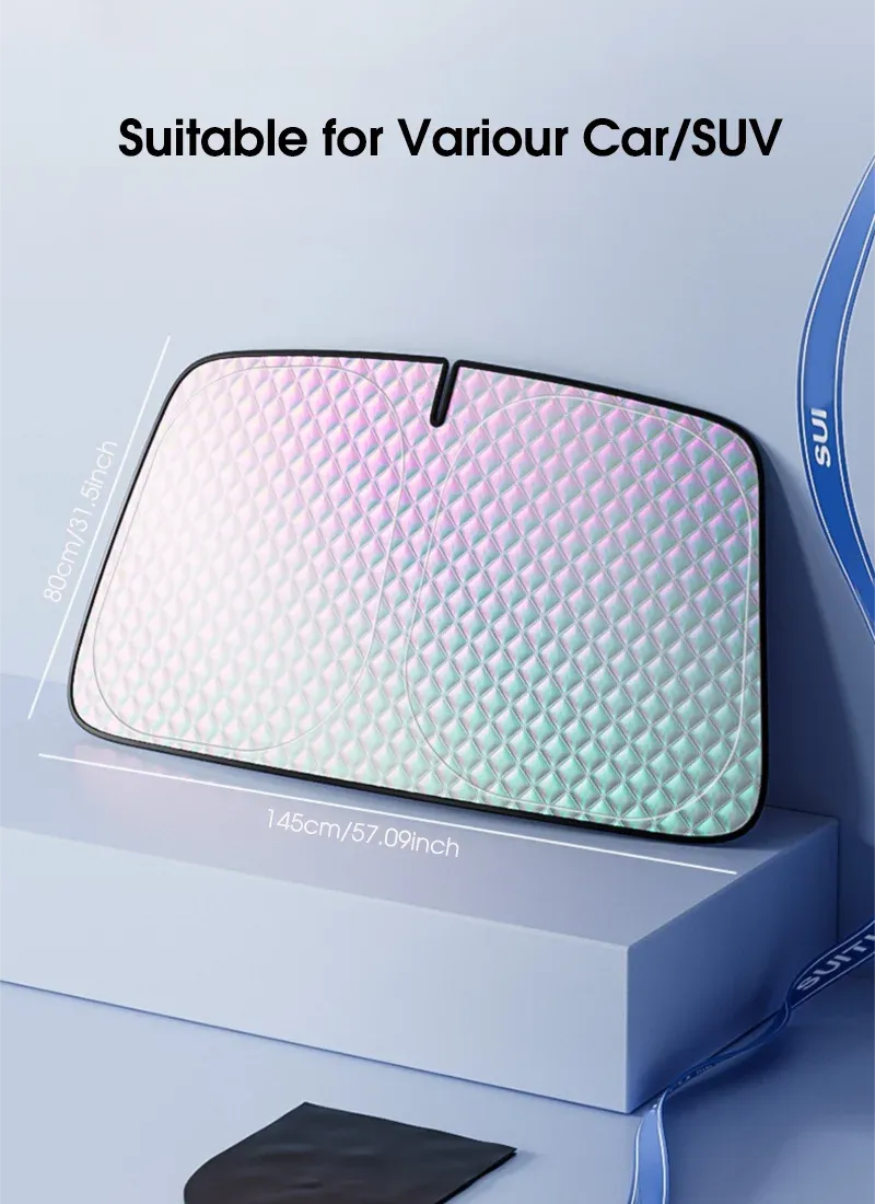 Pare-soleil de voiture, repliage compact