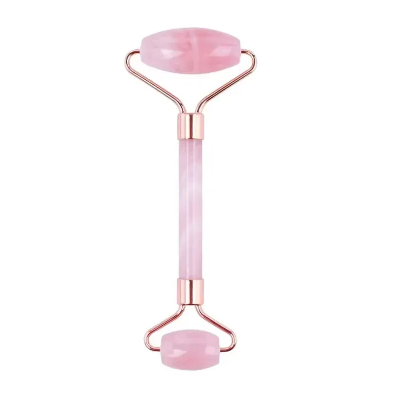 Rouleau de jade naturel pour le visage et le cou, en pierre naturelle, avec pierre Gua Sha 11