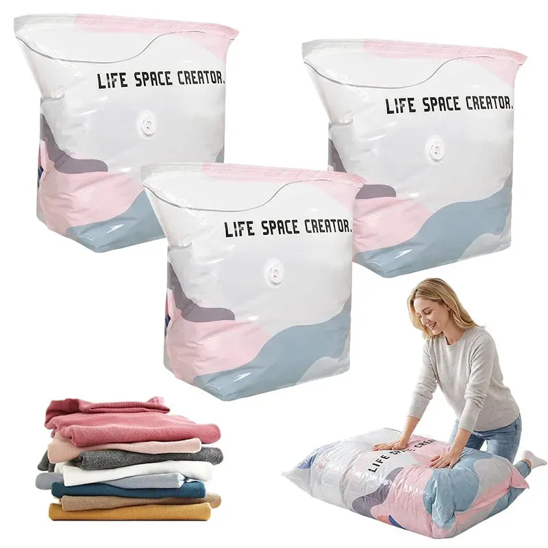 Sacs de rangement sous vide, vue d'ensemble