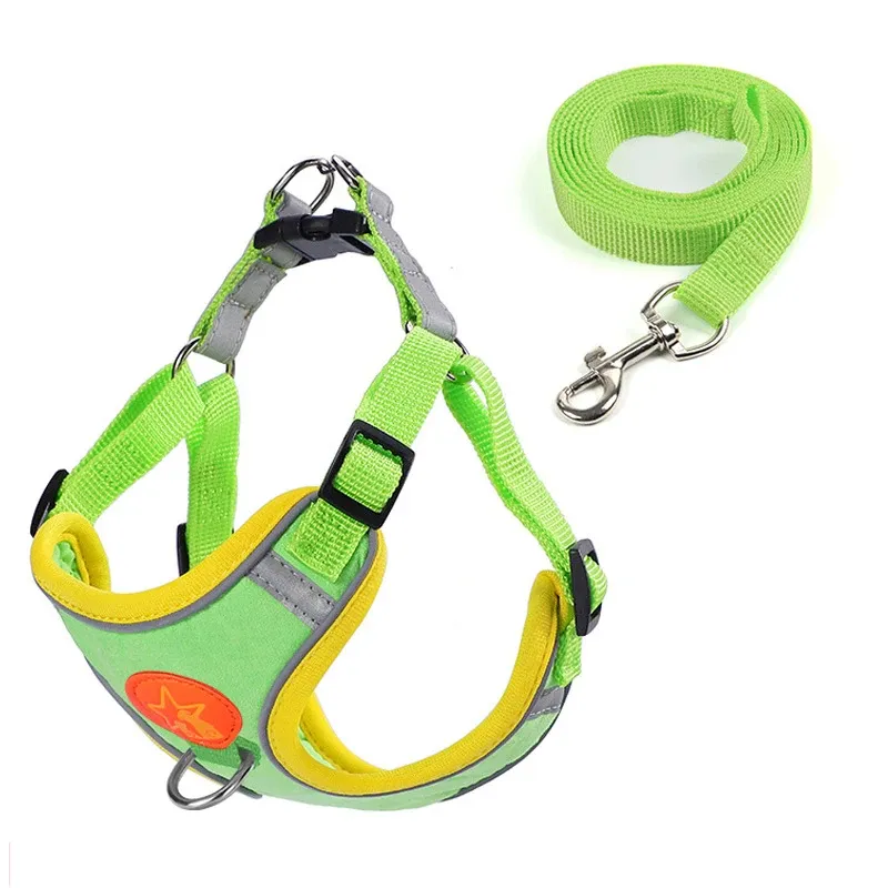 Harnais de traction en maille souple et respirante pour chiens de petite et moyenne taille 11
