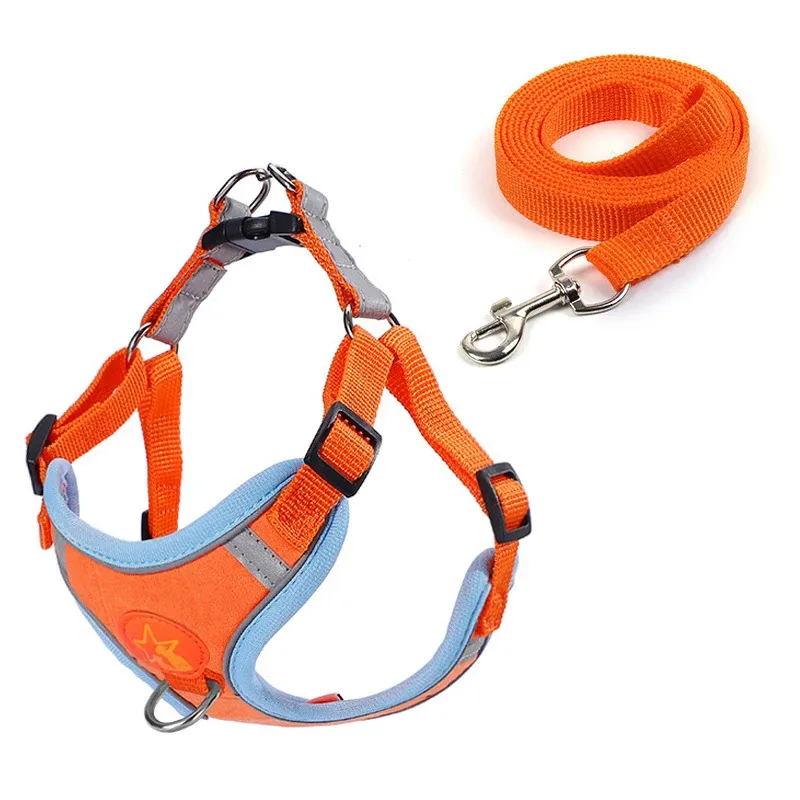 Harnais de traction en maille souple et respirante pour chiens de petite et moyenne taille 8