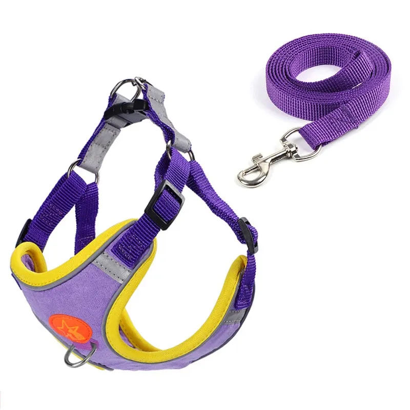 Harnais de traction en maille souple et respirante pour chiens de petite et moyenne taille 9