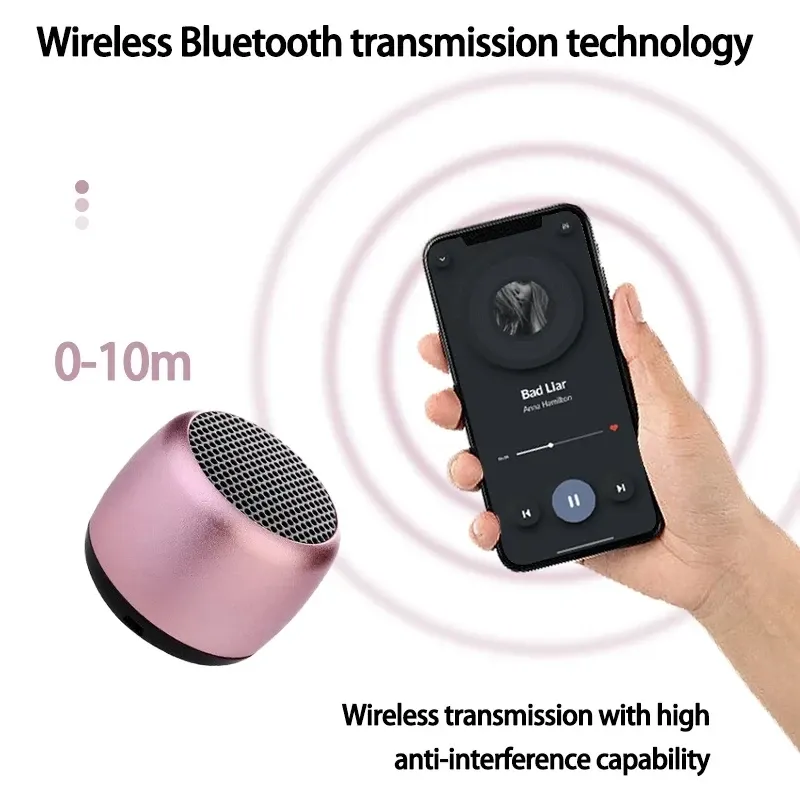 Haut-parleur Bluetooth portable en situation de déplacement