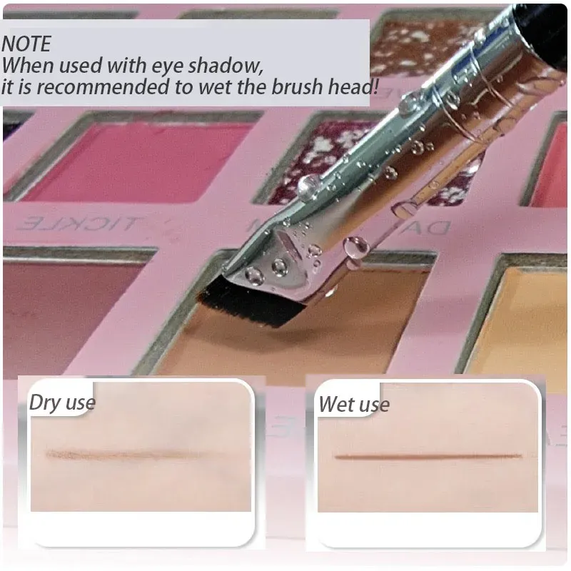 Brosse Eyeliner, résultat de maquillage