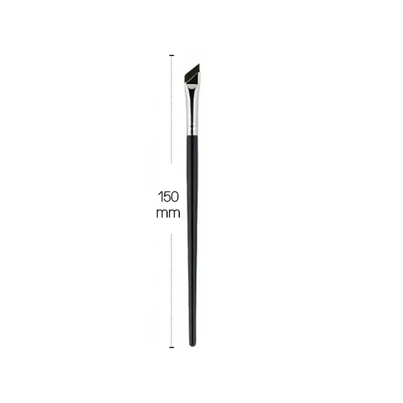 Brosse eyeliner à lame améliorée, brosse à sourcils plate ultra fine à angle fin pour le contour des yeux, brosse de détail précise 7