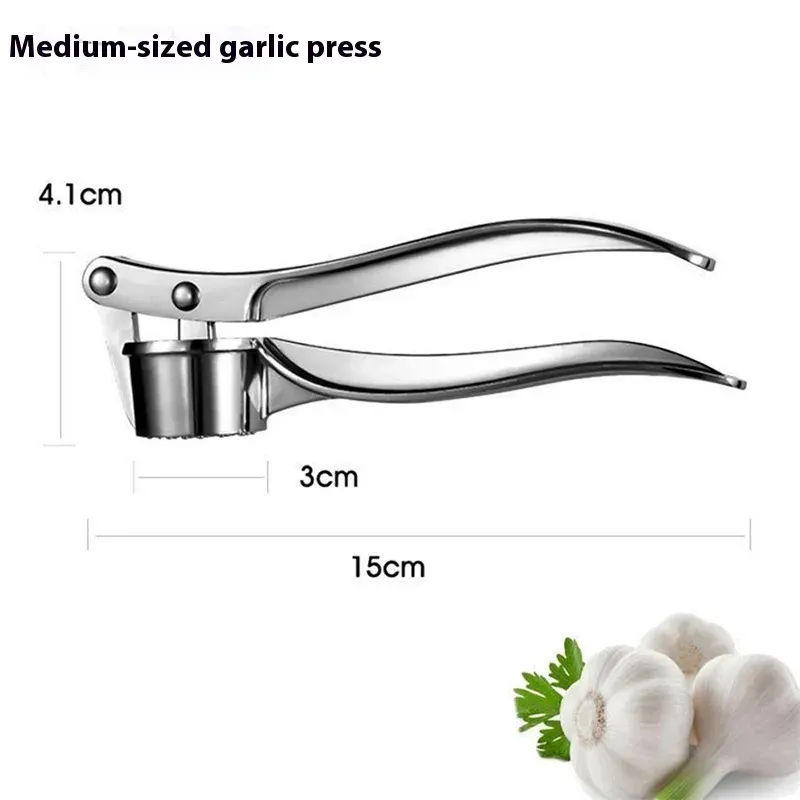 Presse-ail en acier inoxydable, presse-ail manuel, outil de broyage, accessoires de cuisine, ustensiles 2