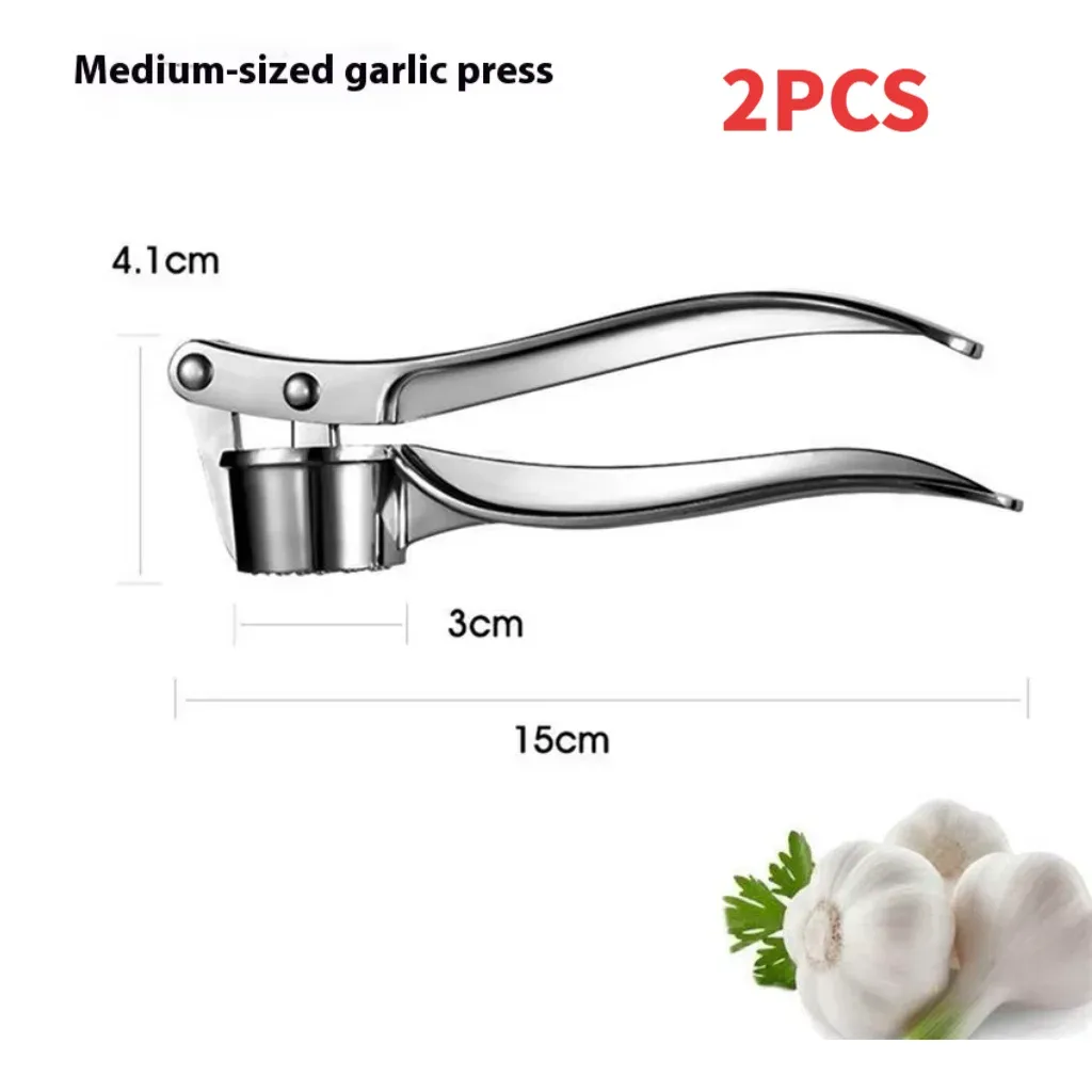 Presse-ail en acier inoxydable, presse-ail manuel, outil de broyage, accessoires de cuisine, ustensiles 8