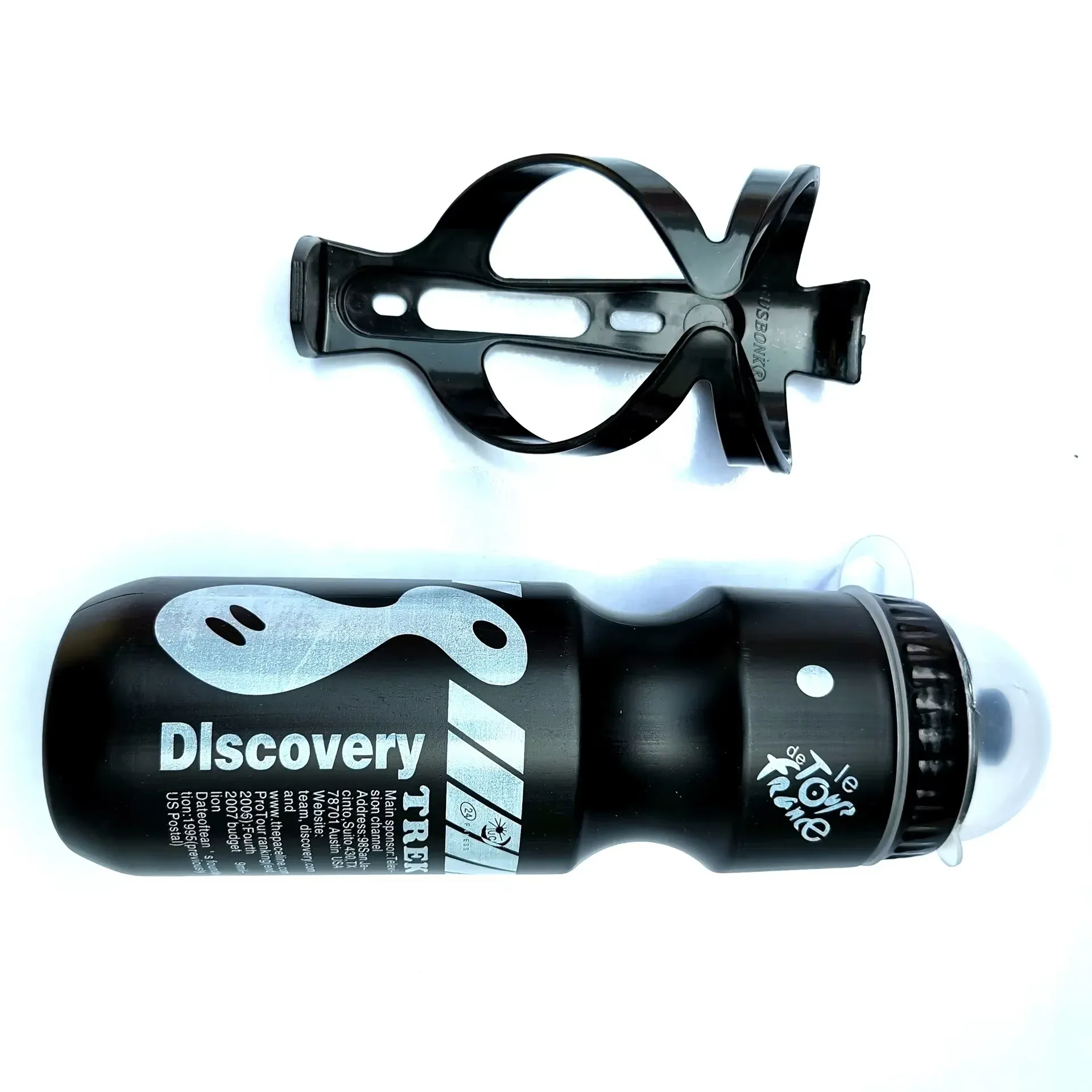 Bidon pour vélo VTT et route, 750 ml, avec porte-bidon 7