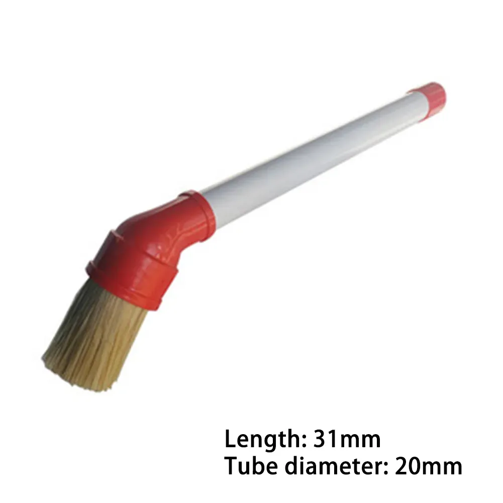 Brosse applicatrice coudée en situation