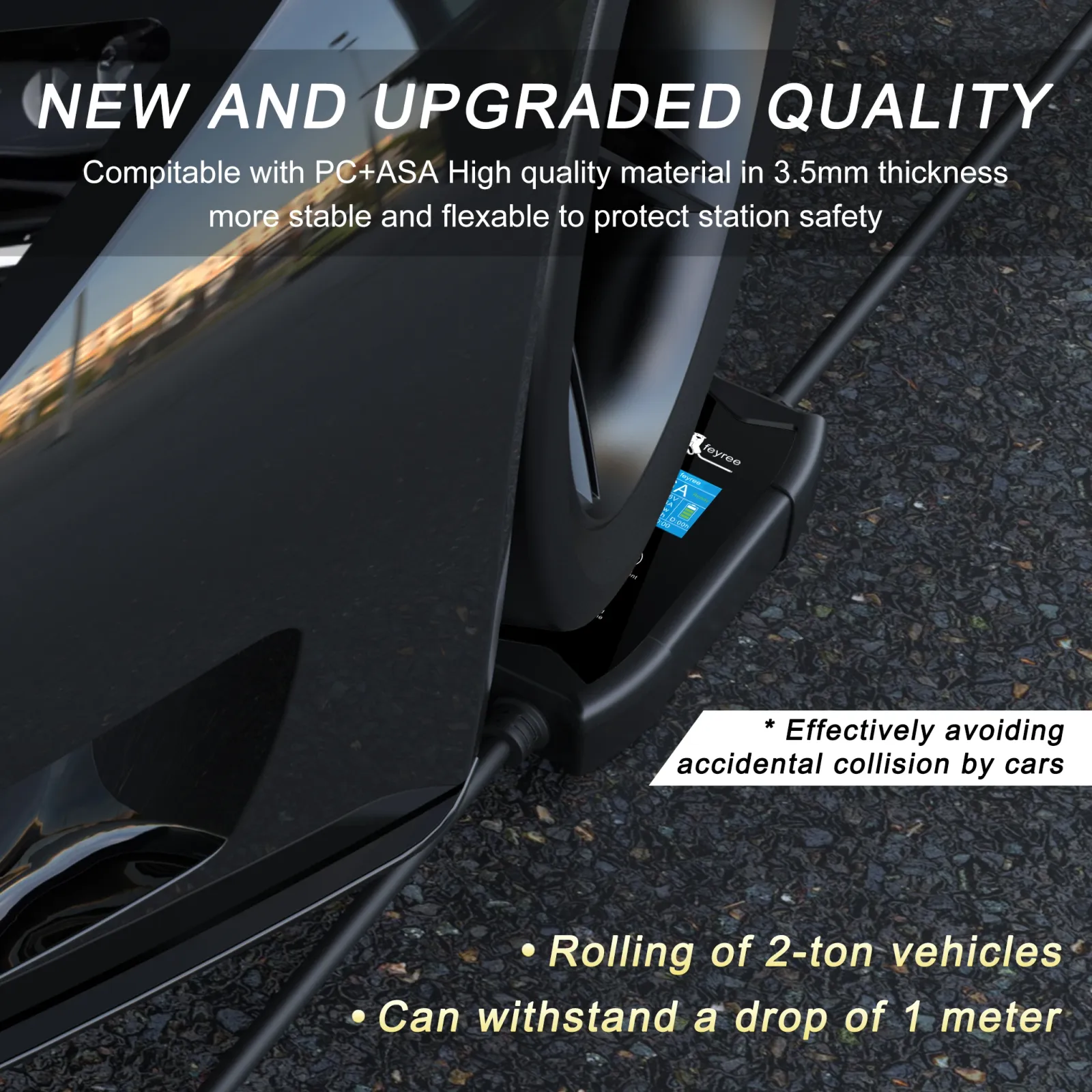 Chargeur portable pour véhicule électrique en situation