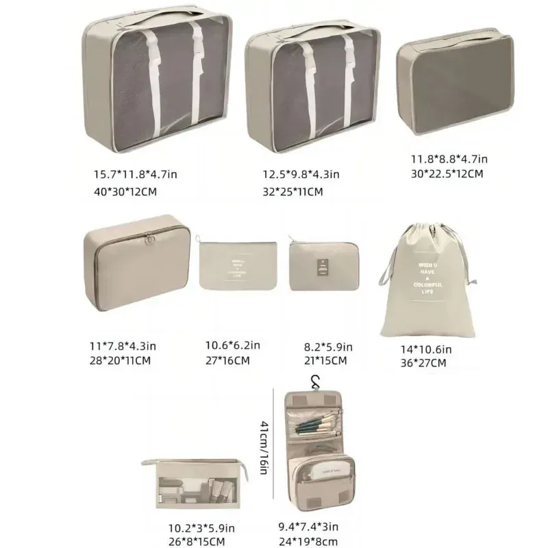 Organisation des vêtements dans les sacs de rangement